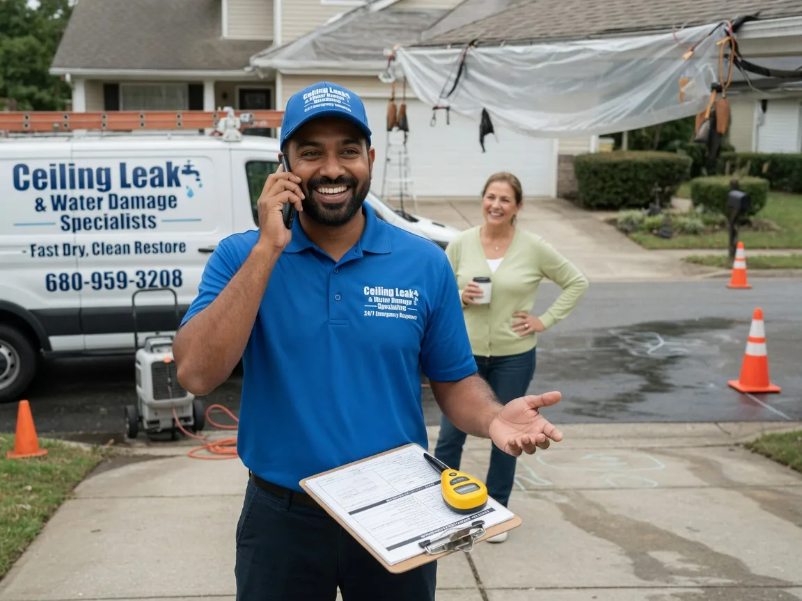 Ceiling Leak Cleanup Jean, NV FAQs